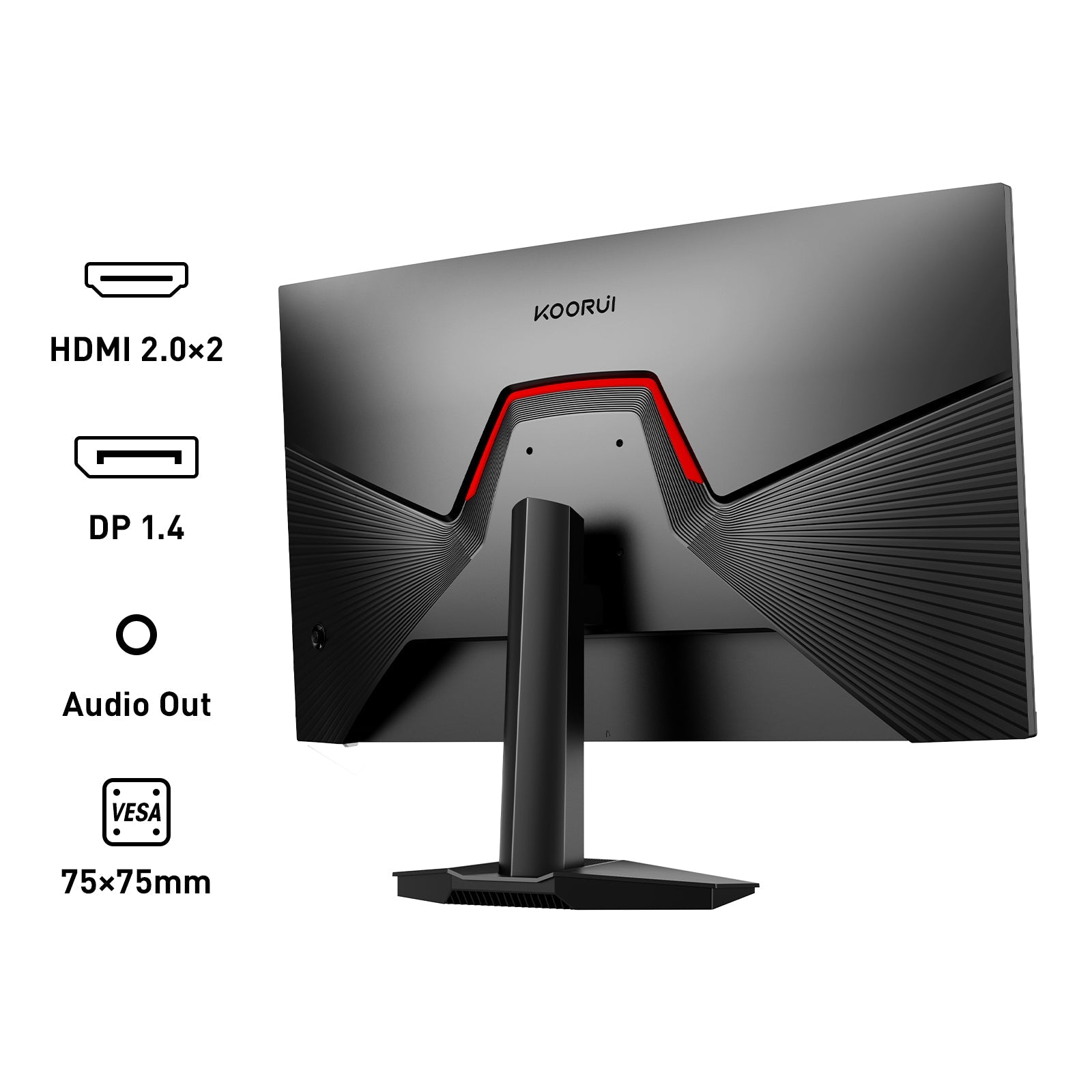 Moniteur de jeu KOORUI G2721P 27 pouces IPS QHD 200 Hz