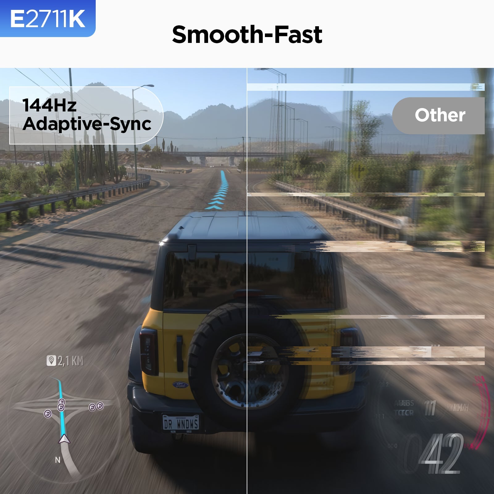 Moniteur professionnel KOORUI E2711K 27 pouces IPS FHD 144 Hz