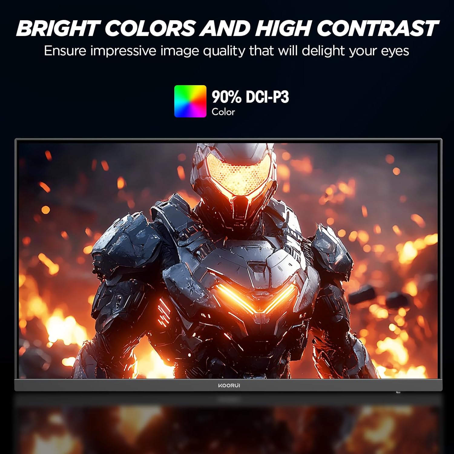 Moniteur de jeu KOORUI G2511P 25 pouces IPS FHD 200 Hz