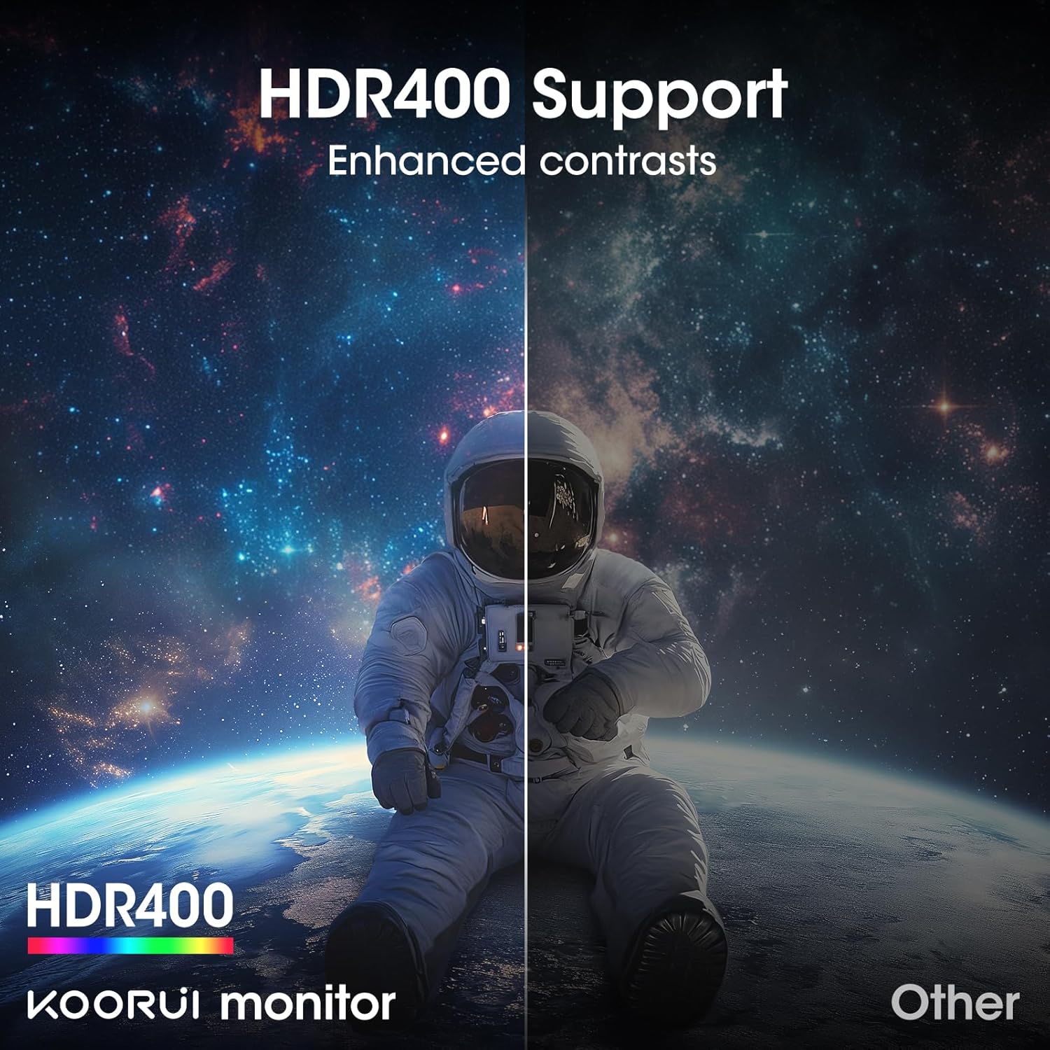 Moniteur de jeu incurvé KOORUI 34E6UC 34 pouces VA WQHD 165 Hz