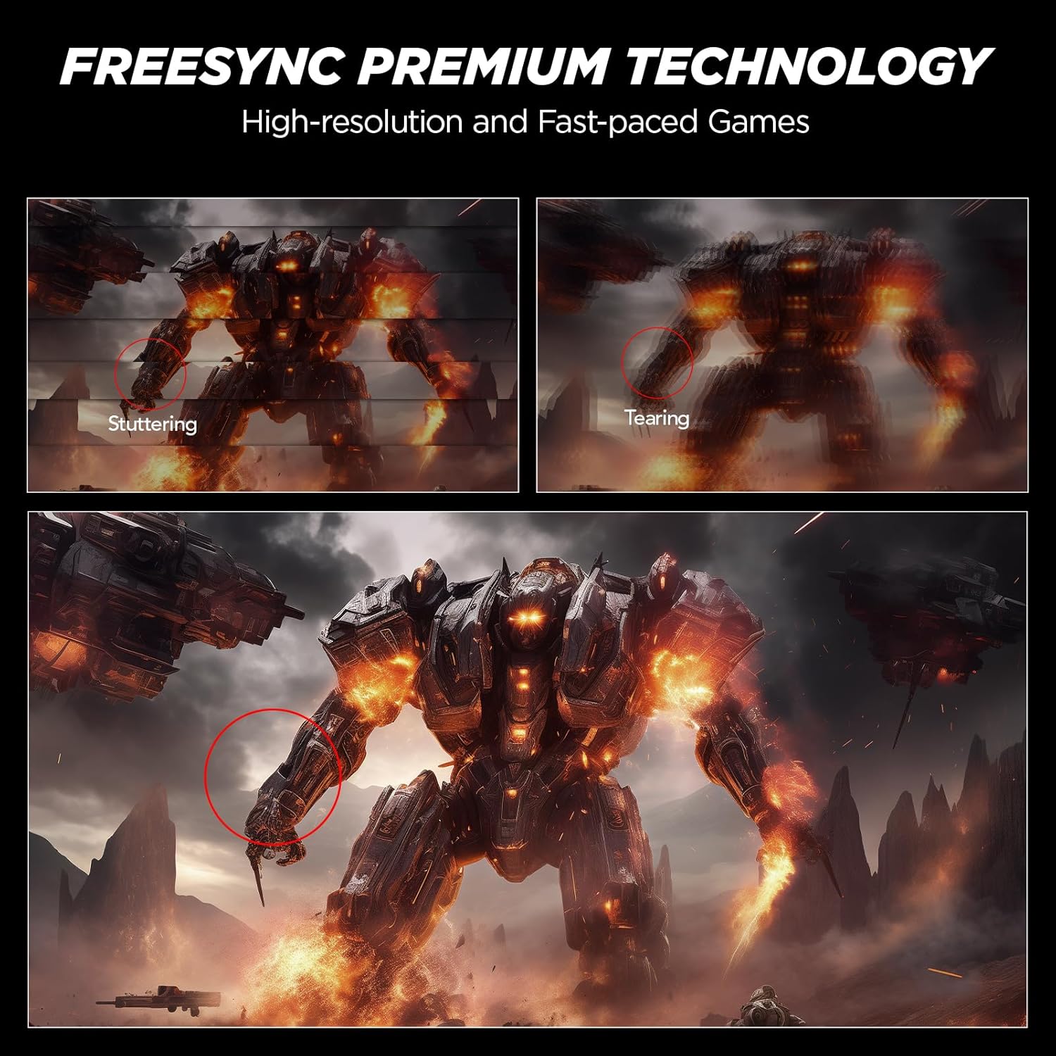 Moniteur de jeu KOORUI G2511P 25 pouces IPS FHD 200 Hz