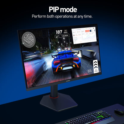 Moniteur de jeu KOORUI G2741L 27 pouces IPS 4K UHD double mode 160 Hz + UHD / 320 Hz + FHD 