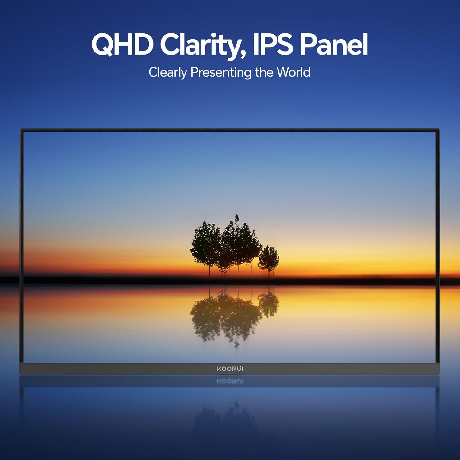 Moniteur professionnel KOORUI E2721H 27 pouces IPS QHD 120 Hz 